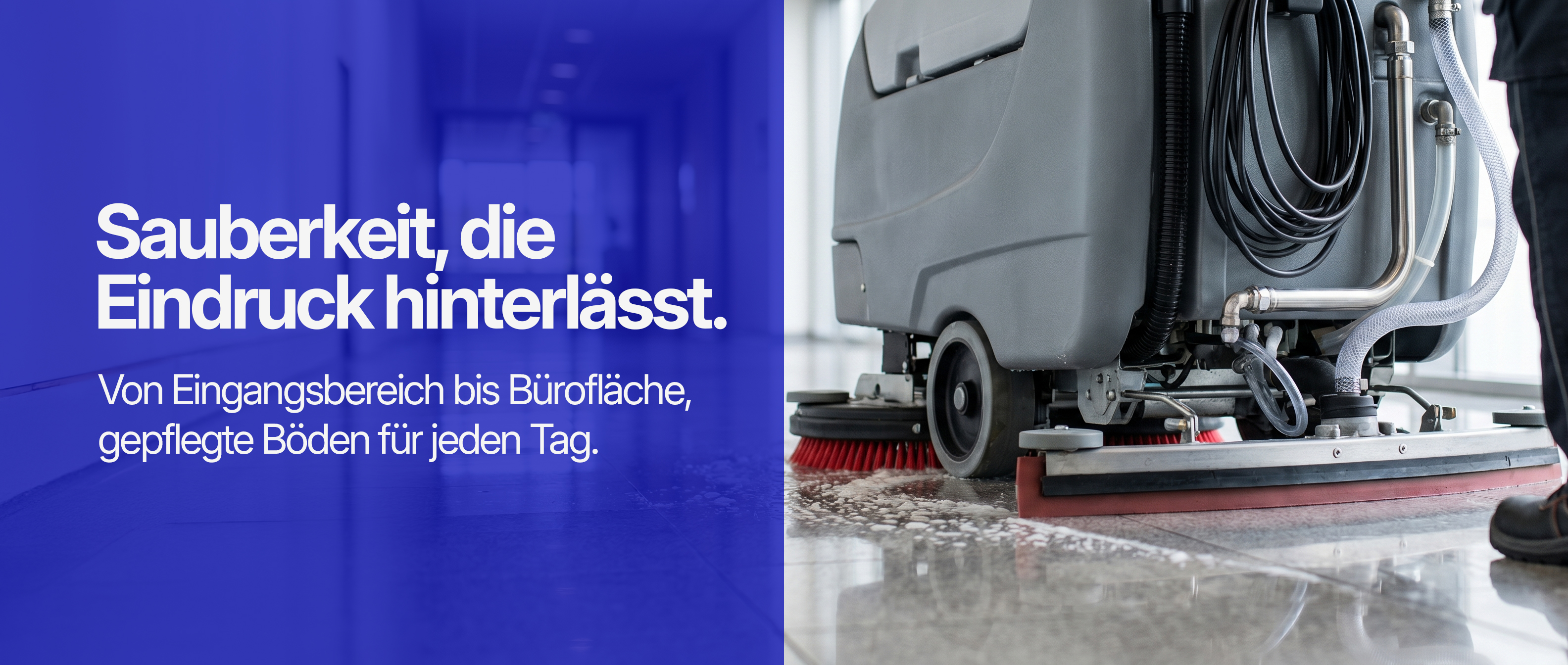 Bodenreinigung mit modernen Geräten